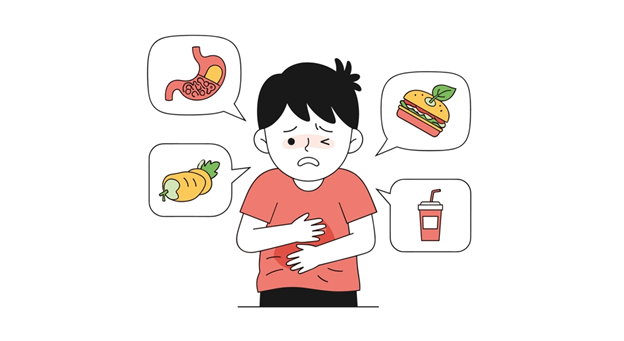 Food that caused acidity