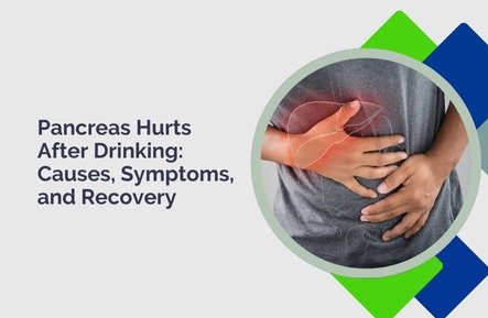 Pancreas hurts after drinking